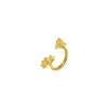 Ascocenda Garden Ring in Gold with White Topaz
