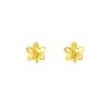 Ascocenda Sagarik Orchid Earrings in Gold