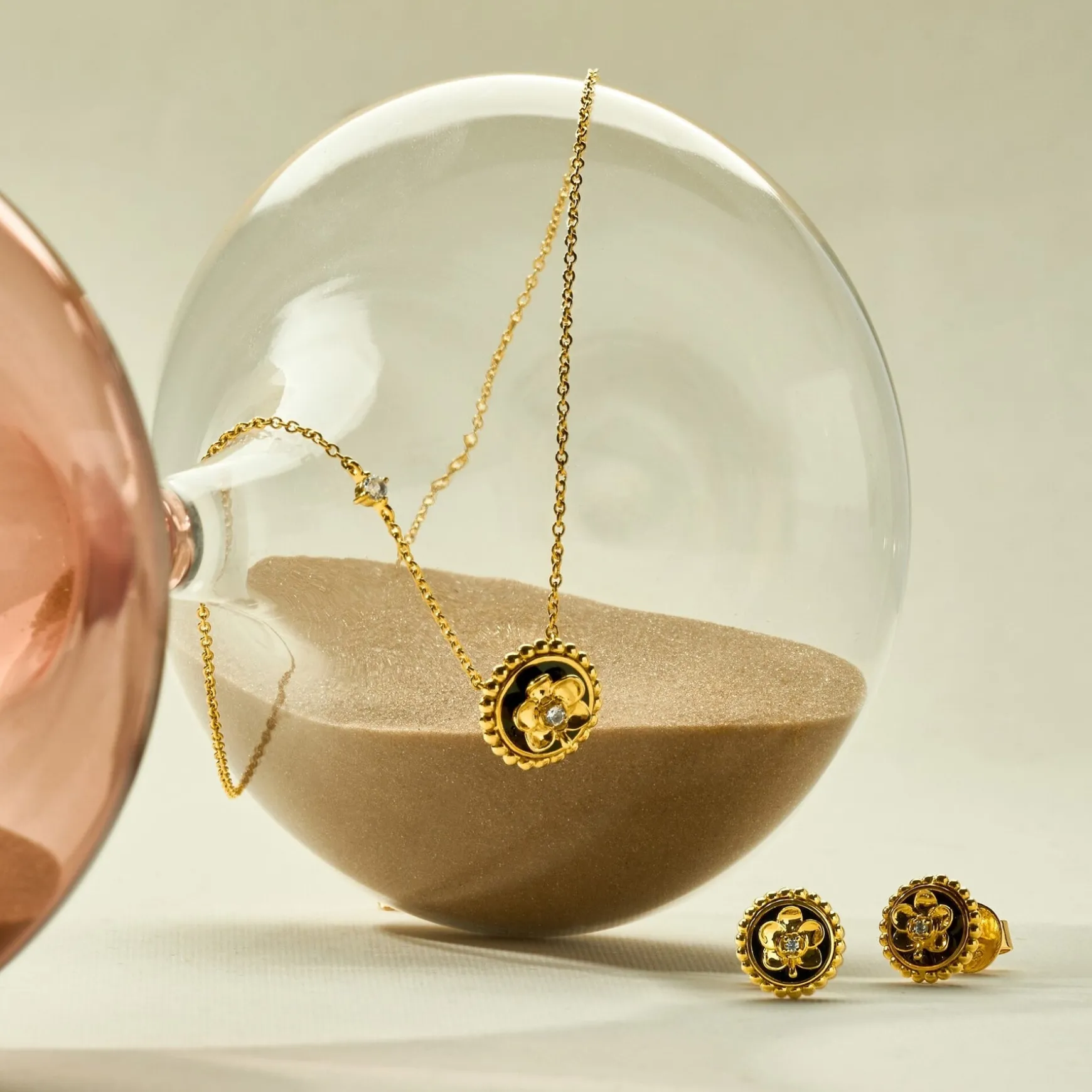 Beaded Ascocenda Necklace
