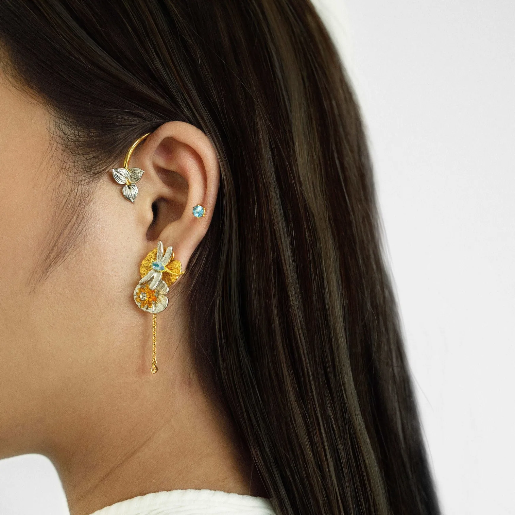 Botanique Water Lily Ear Cuff
