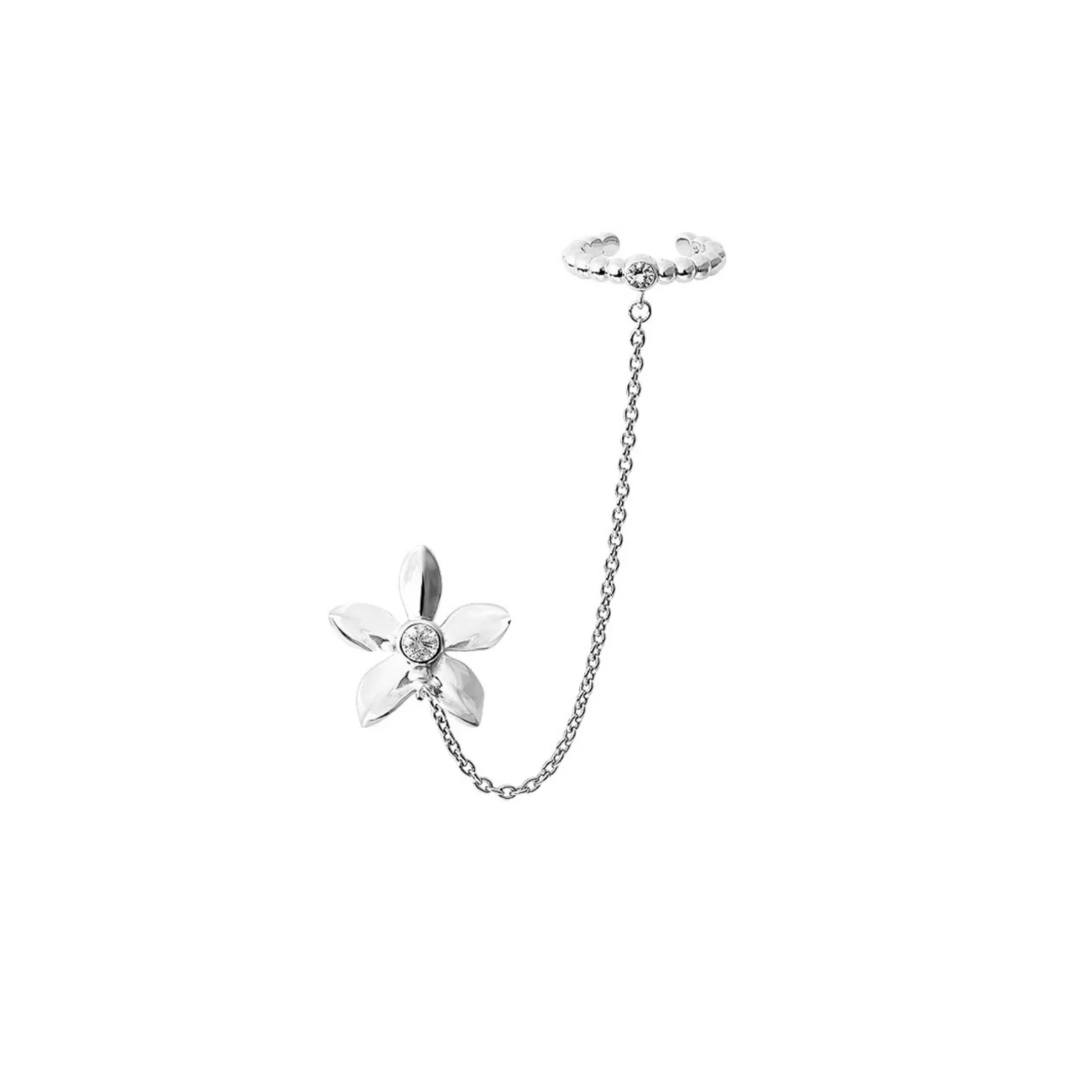 Dainty Ascocenda Orchid Ear Cuff