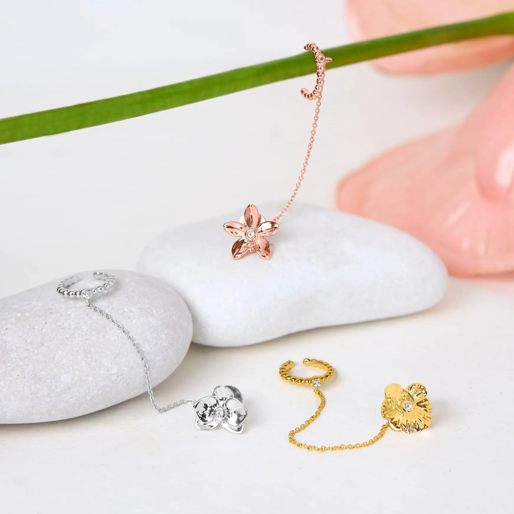 Dainty Phalaenopsis Ear Cuff