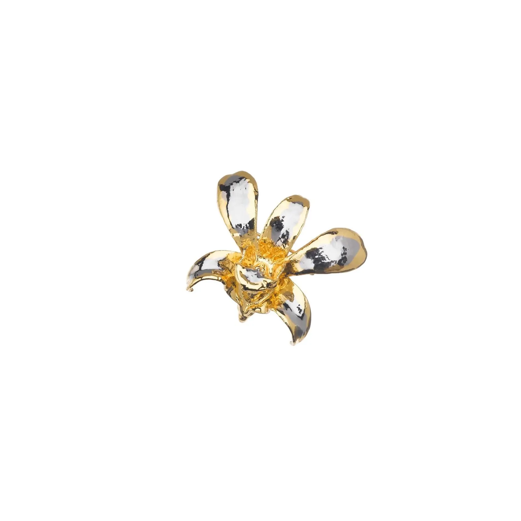 Dendrobium Li Min Eng Orchid Brooch/Pendant (PG)