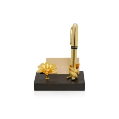 Dendrobium Tay Swee Keng Orchid Pen and Name Card Holder