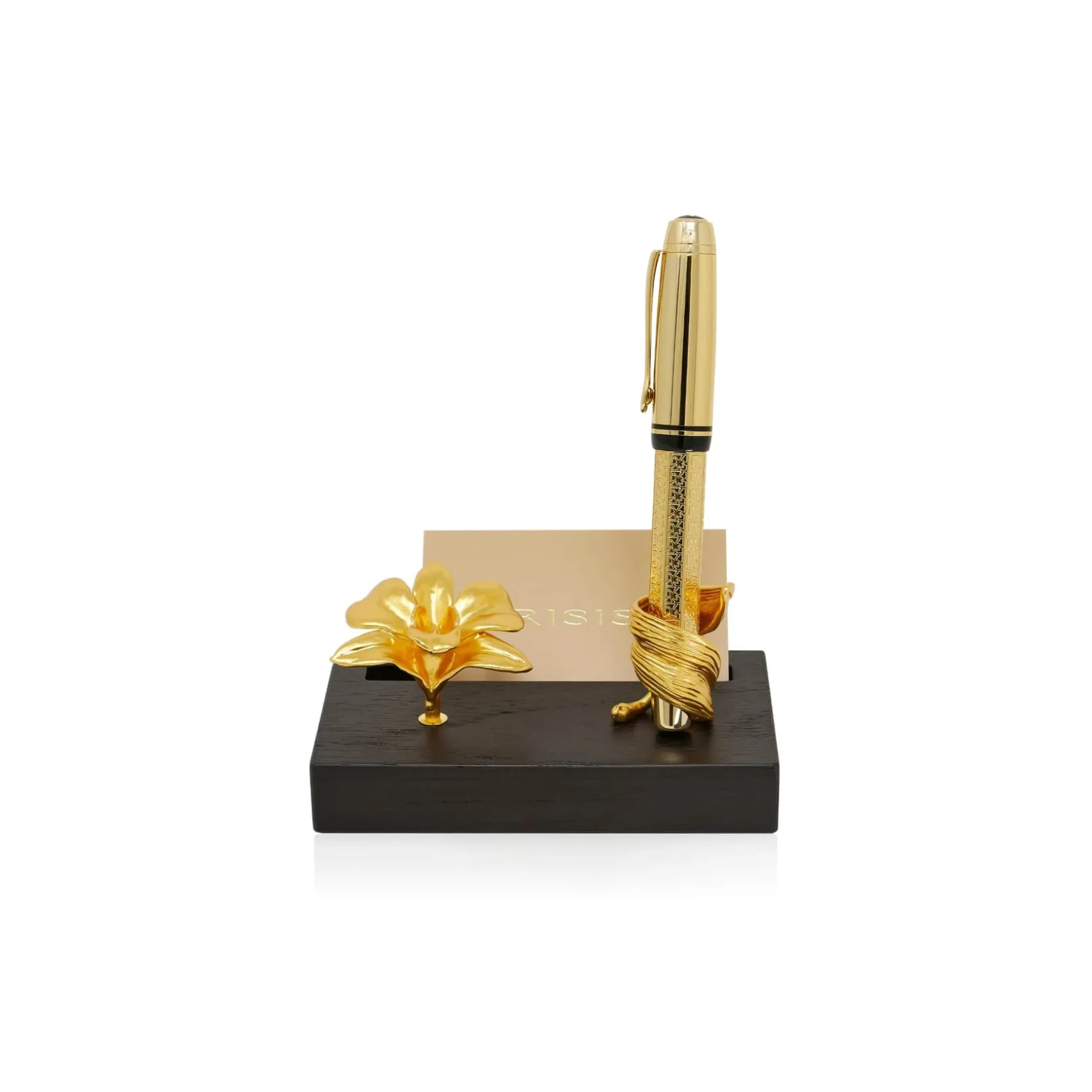 Dendrobium Tay Swee Keng Orchid Pen and Name Card Holder