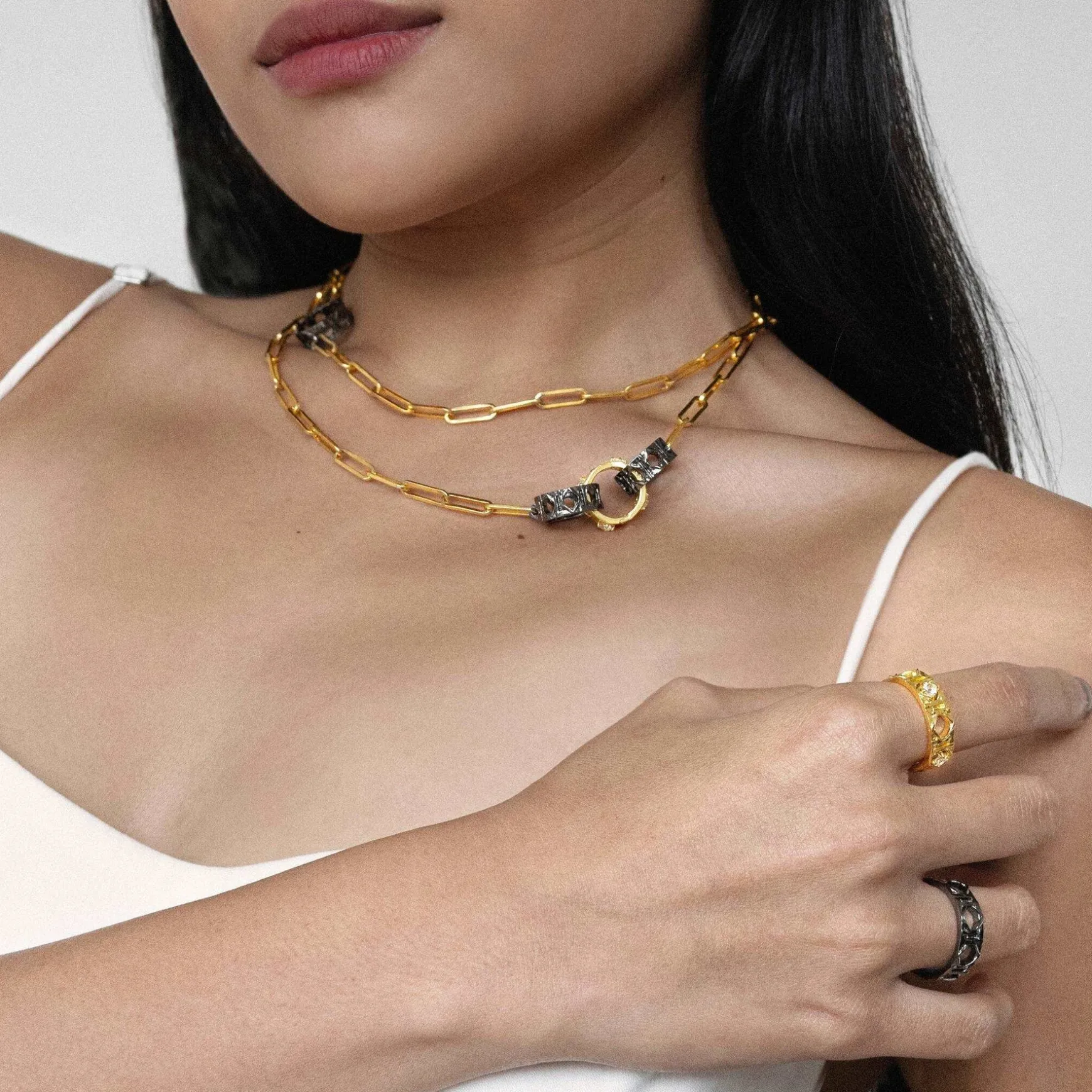 Entwined Rattan Necklace