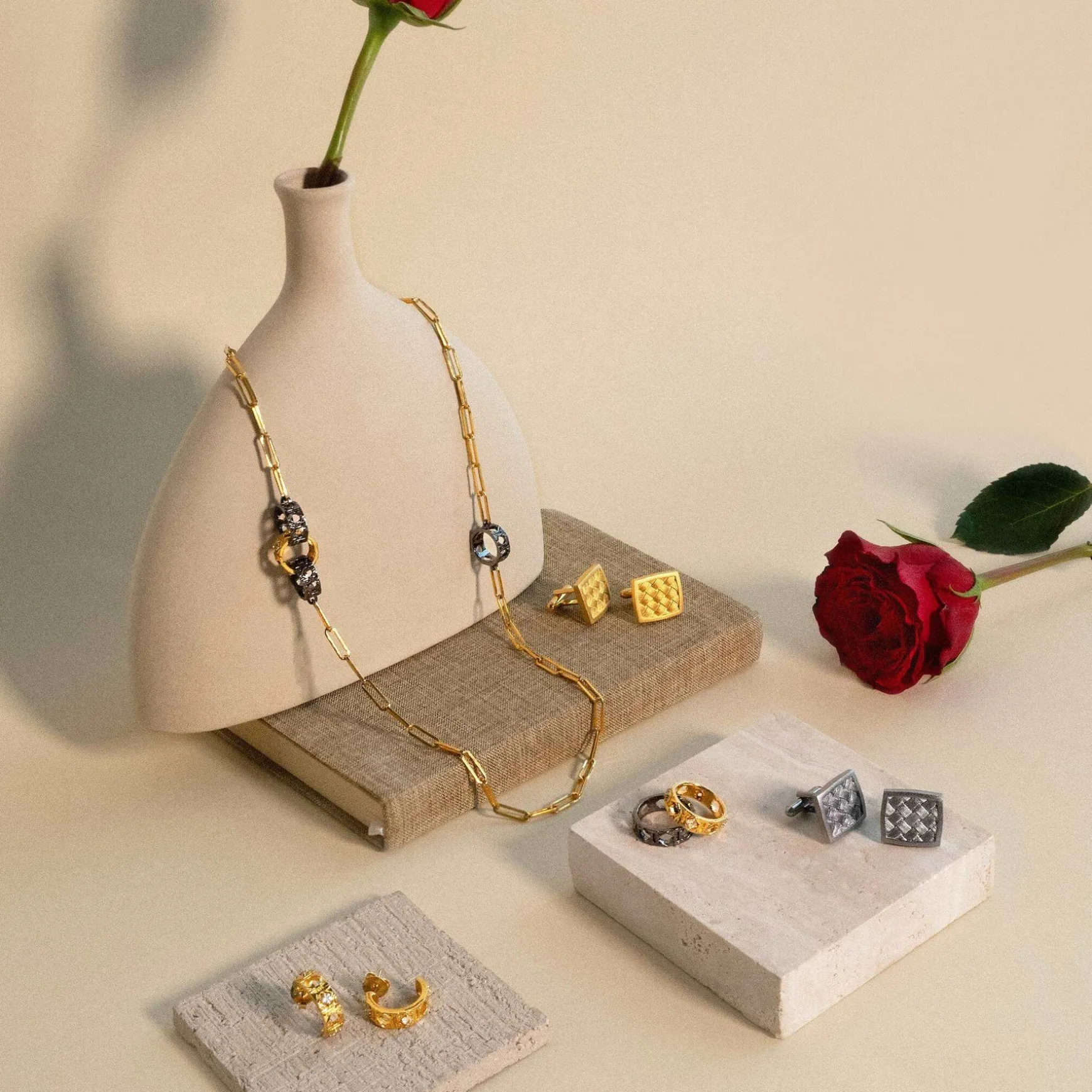 Entwined Rattan Necklace