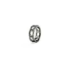Entwined Rattan Ring in Black Rhodium