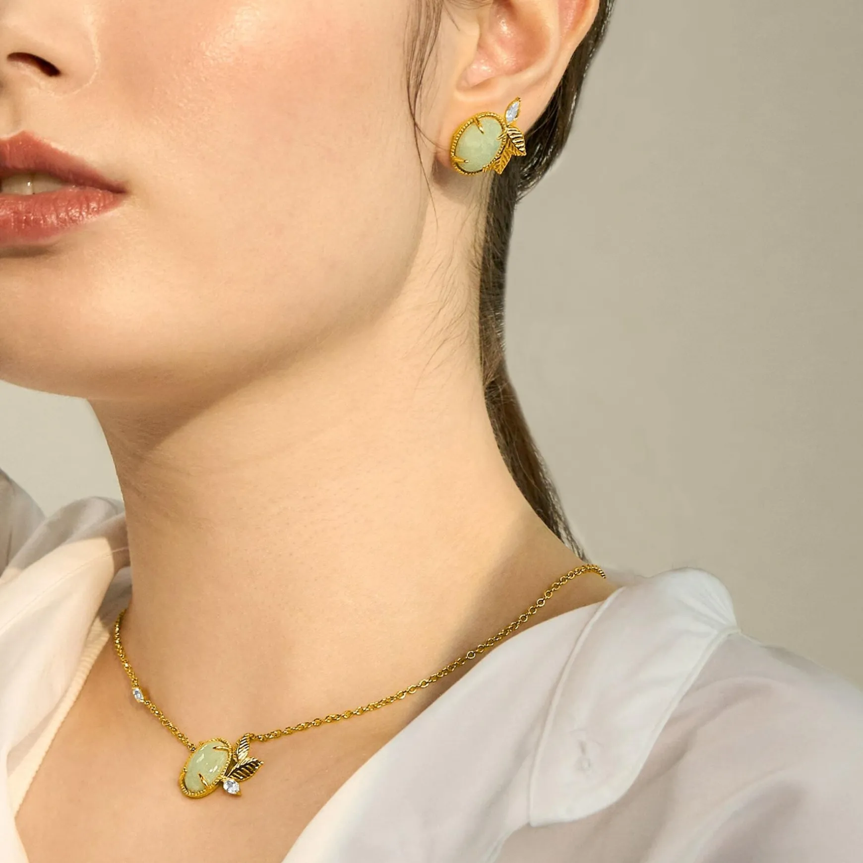 Jadeite Prairie Necklace