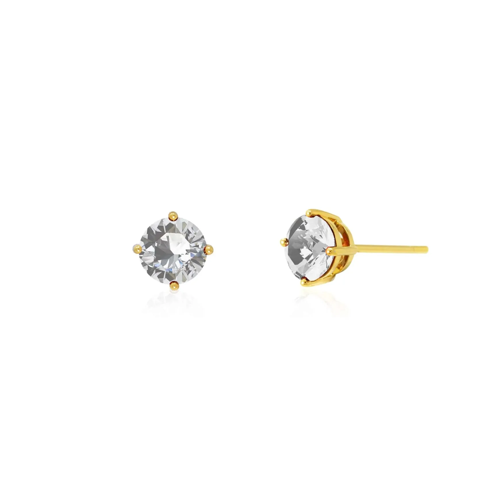 Majestic Vanda Earrings with White Topaz