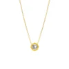 Majestic Vanda Necklace with White Topaz