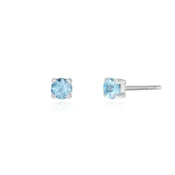 Midori Earrings With Sky Blue Topaz (RH)