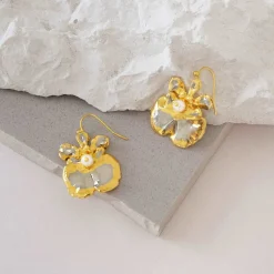 Oncidium Coco Drop Earrings (PG)