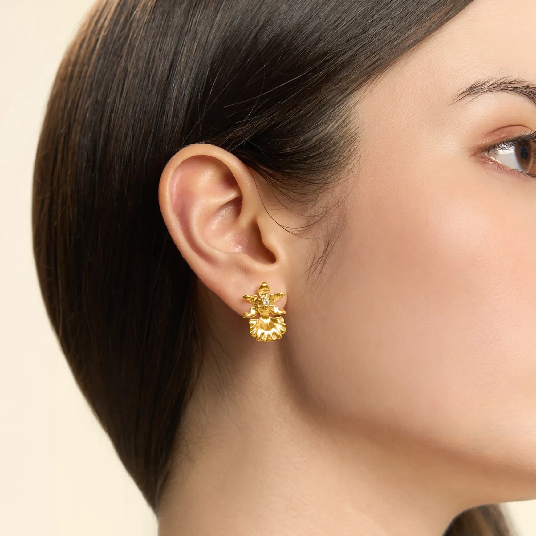 1974 Oncidium Engeline Lee Earrings