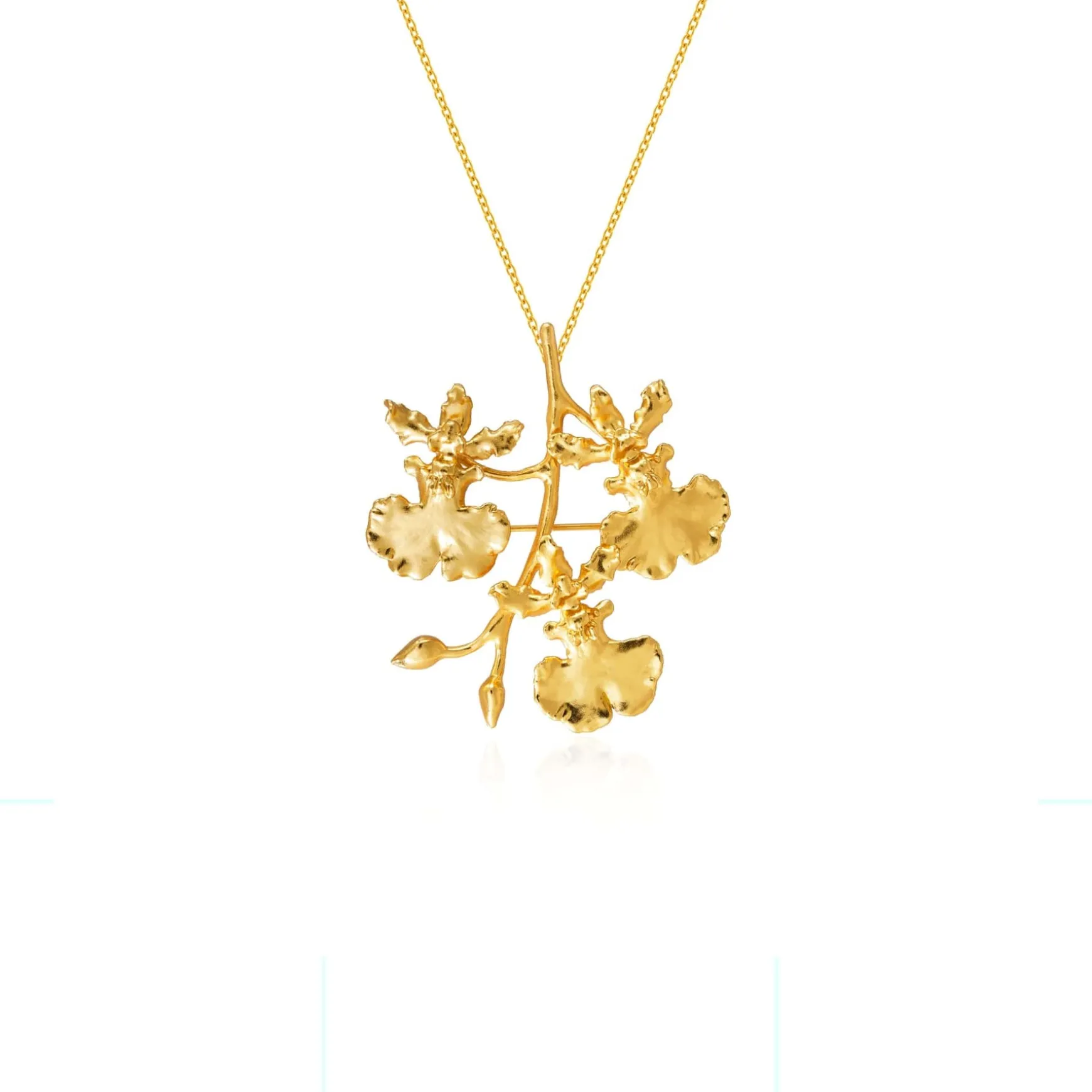Oncidium Shower Spray Brooch/Pendant (G)
