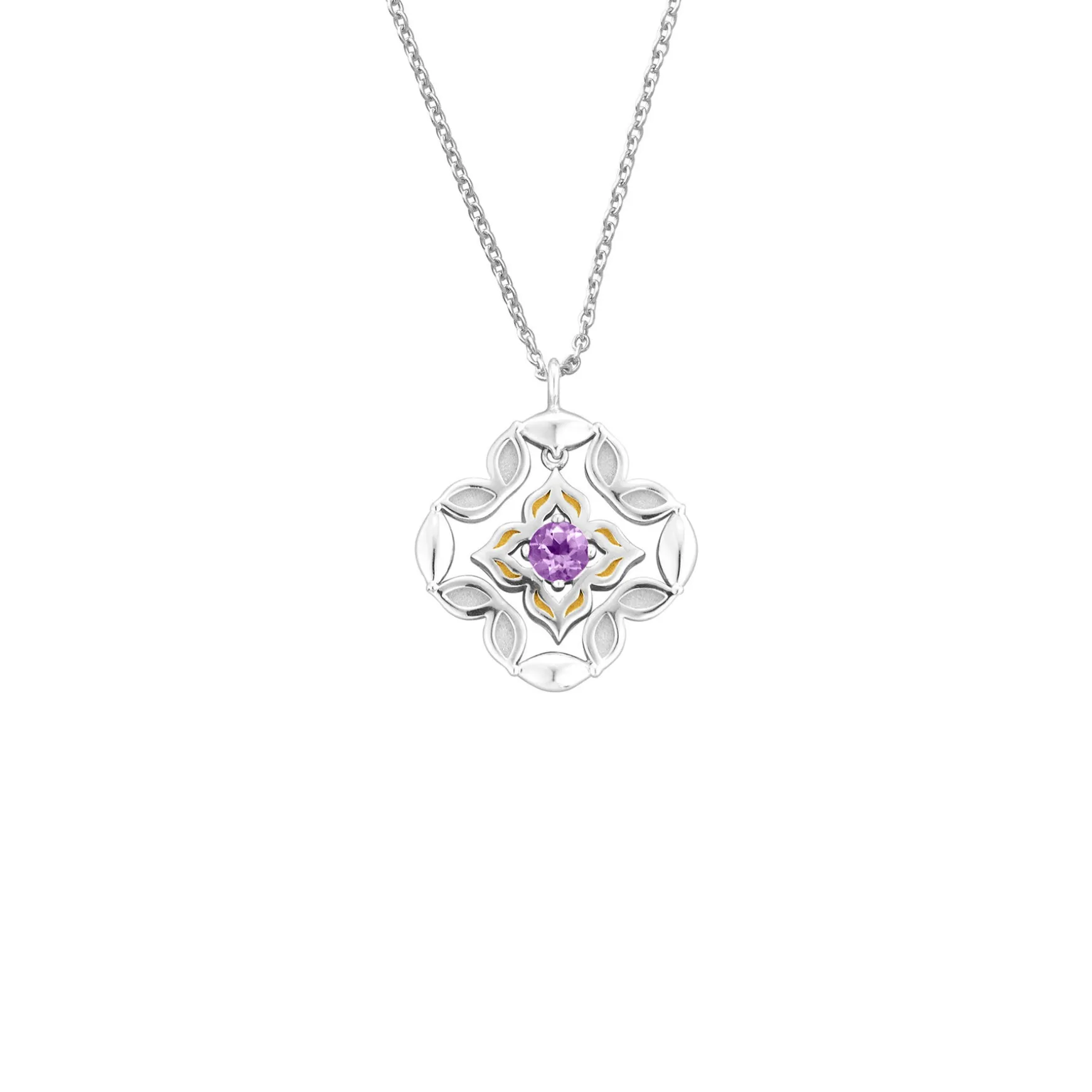 Peranakan Moments Darling Necklace with Amethyst