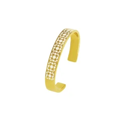 Peranakan Orchid Bangle with White Enamel
