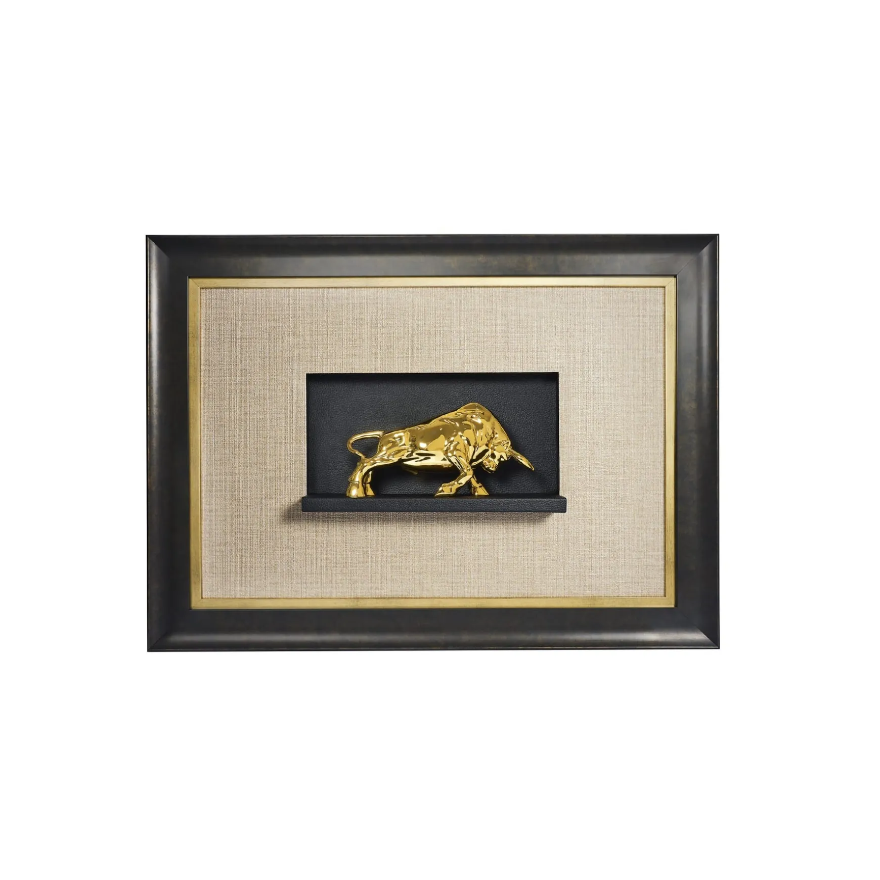 Raging Bull in Black Frame