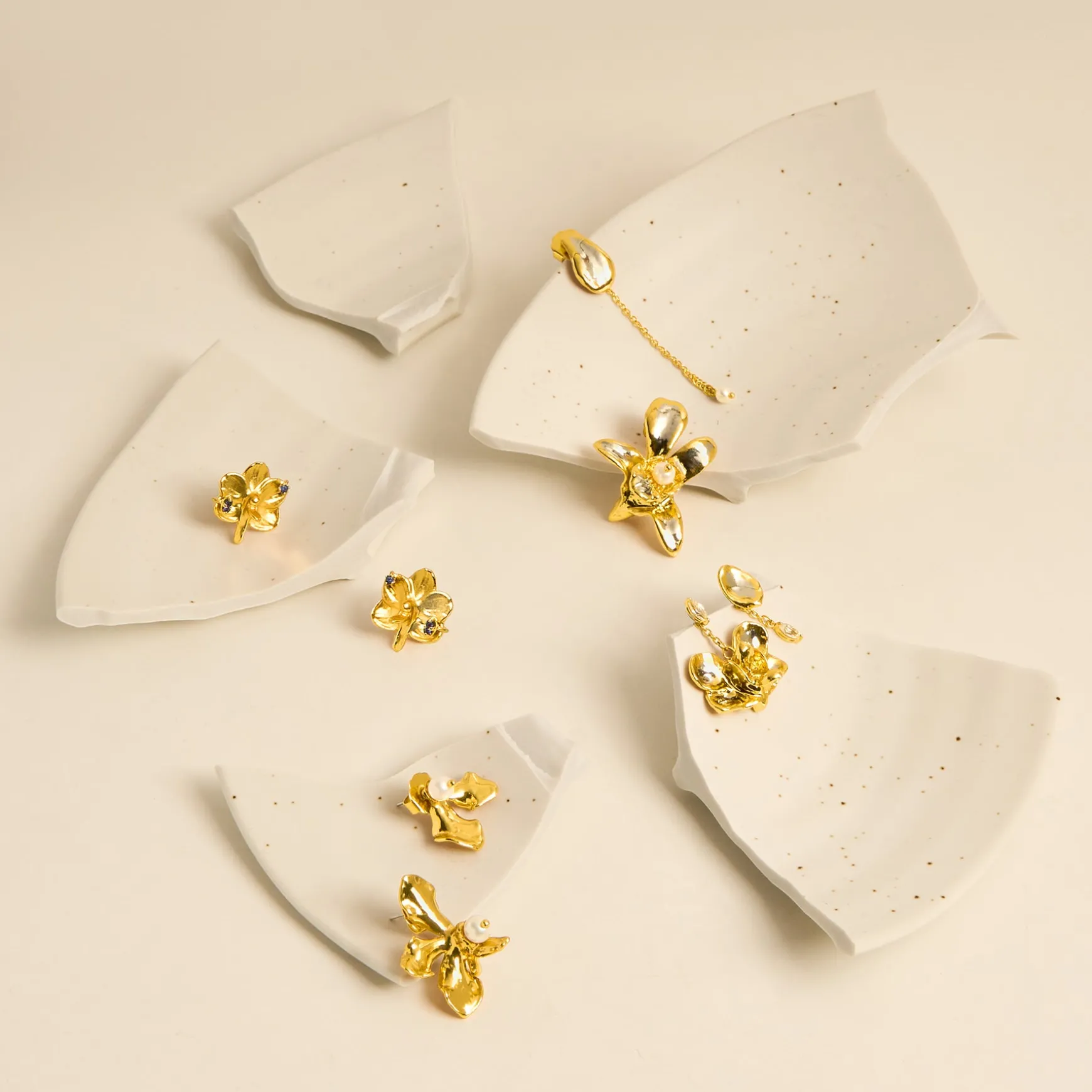 Re-Bloom Audacious Pearl Drop Earrings