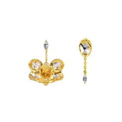 Re-Bloom Dangling Topaz Earrings