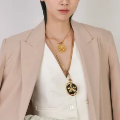 RISIS X LINGWU Iconic Vanda Orchid Short Necklace