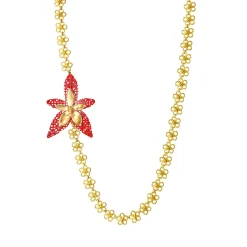 RISIS X TRIOLOGIE Iconic Phalaenopsis Orchid Necklace