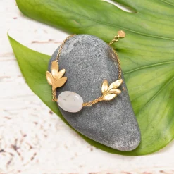 Rue of Grace Bracelet with Montana Agate