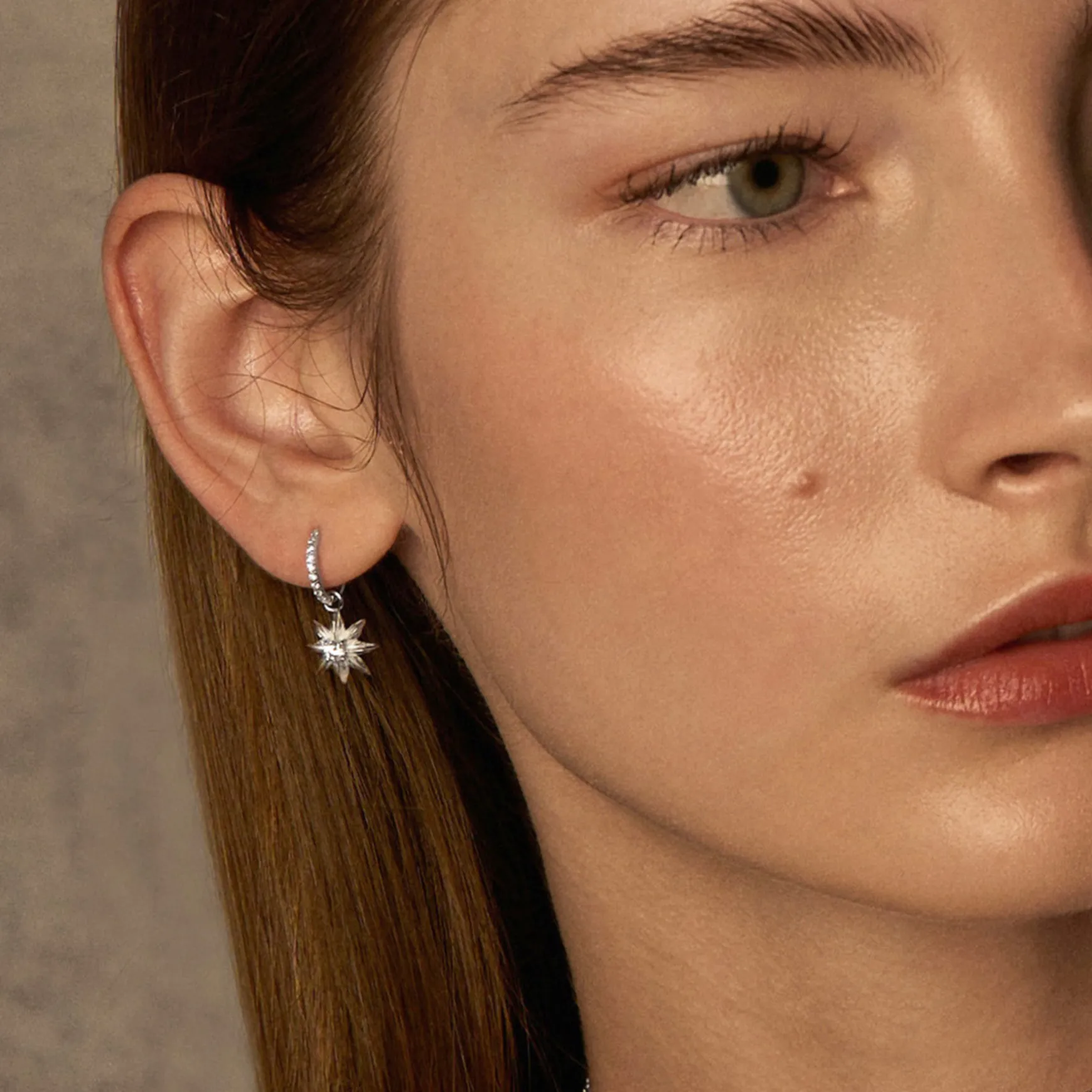 Starry Anise Versa Earrings in Rhodium