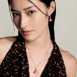 Sweet Nyonya Necklace in Gold with White Topaz