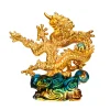 The Imperial Dragon on Blue Liu Li
