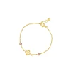 Timeless Peranakan Bracelet With Pink Tourmaline